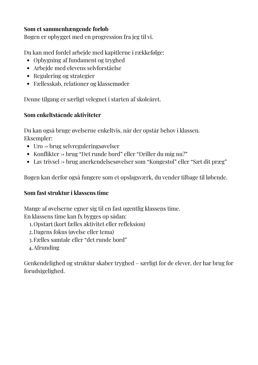 Klassens time - Riddere om det runde bord